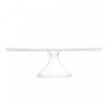 Prato-para-Bolo-com-Pe-de-Cristal-Pearl-31cm-x-11cm-Wolff