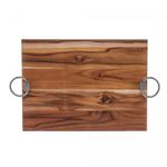 Bandeja-de-Madeira-com-Alca-Argola-Teca-Prata-45cm-x-30cm-x-5cm-Wolff-Craft