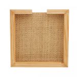 Porta-Guardanapo-de-Madeira-com-Sisal-Natural-Pinus-21cm-x-21cm-x-45cm-Woodart