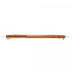 Tabua-para-Servir-de-Madeira-com-Aco-Inox-Teca-Champanhe-46cm-x-13cm-x-35cm-Wolff-Craft