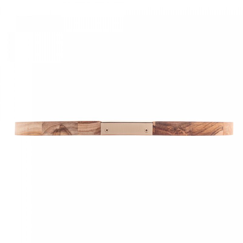 Petisqueira-Redonda-de-Madeira-com-Aco-Inox-Teca-Champanhe-35cm-x-345cm-x-2cm-Wolff-Craft