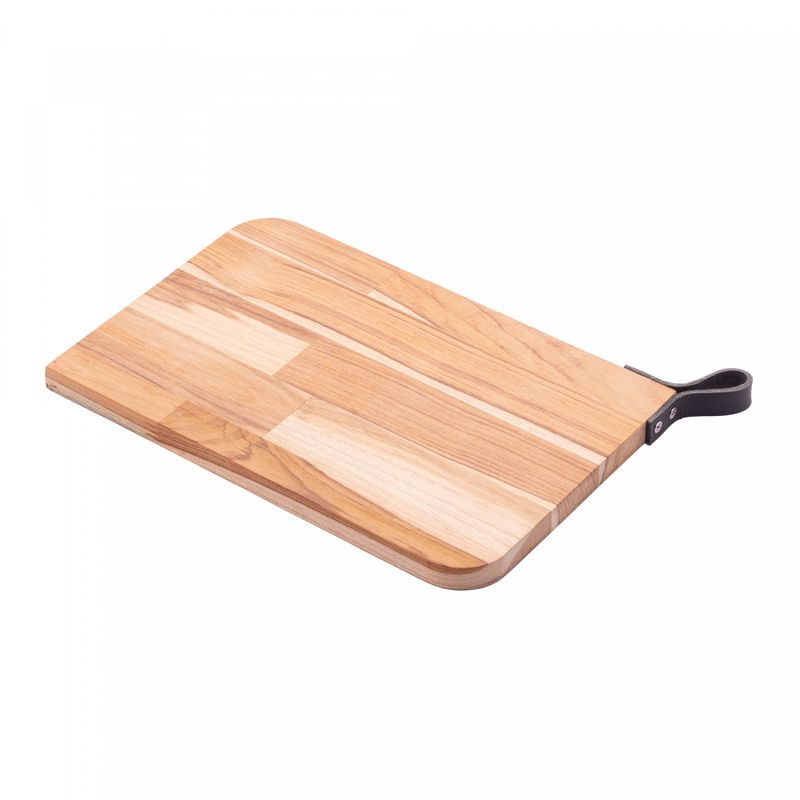 Tabua-de-Madeira-com-Alca-em-Couro-Teca-33cm-x-24cm-x-2cm-Wolff-Craft