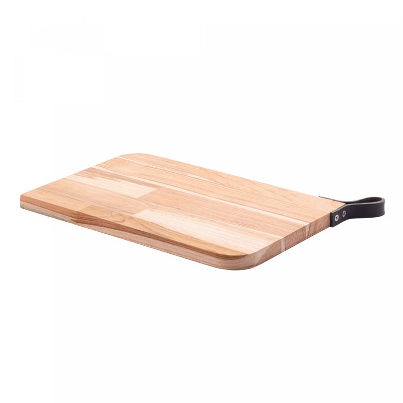 Tabua-de-Madeira-com-Alca-em-Couro-Teca-33cm-x-24cm-x-2cm-Wolff-Craft