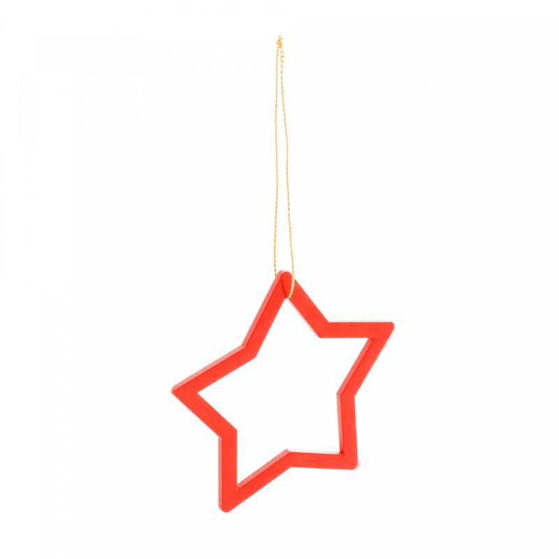 Conjunto-3-Enfeites-de-Madeira-para-Arvore-de-Natal-Vazado-Vermelho-8cm-Woodart