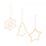 Conjunto-3-Enfeites-de-Madeira-para-Arvore-de-Natal-Vazado-Dourado-8cm-Woodart