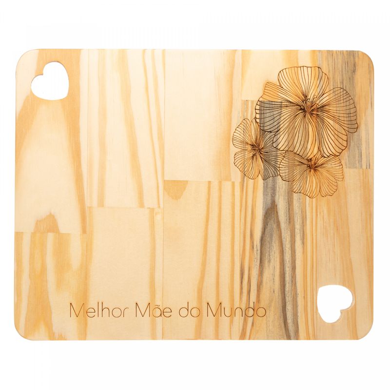 Tabua-de-Madeira-Pinus-Dia-das-Maes-35cm-x-28cm-x-16cm-Woodart