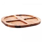 Petisqueira-de-Madeira-com-4-Divisorias-Teca-32cm-x-32cm-x-2cm-Wolff-Craft