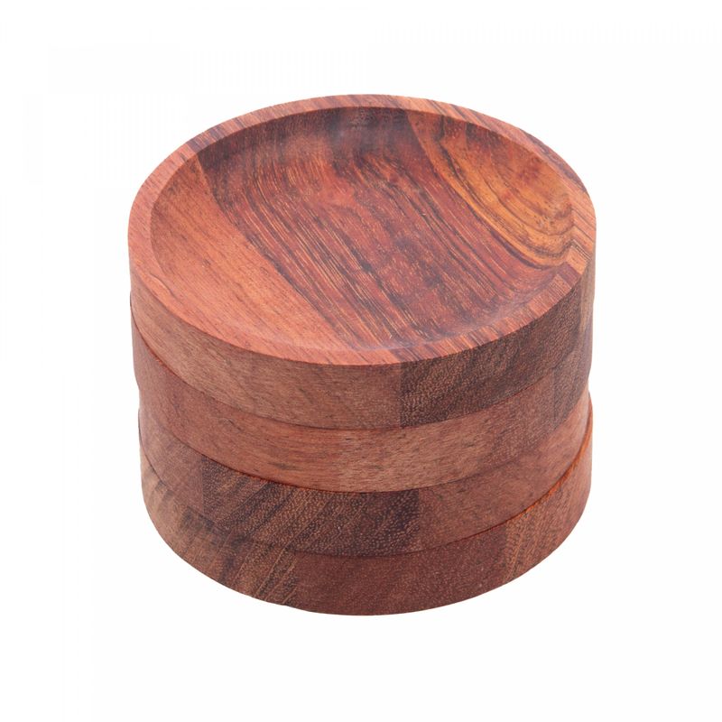 Conjunto-4-Porta-Copos-de-Madeira-Jatoba-11cm-x-75cm-Wolff-Craft