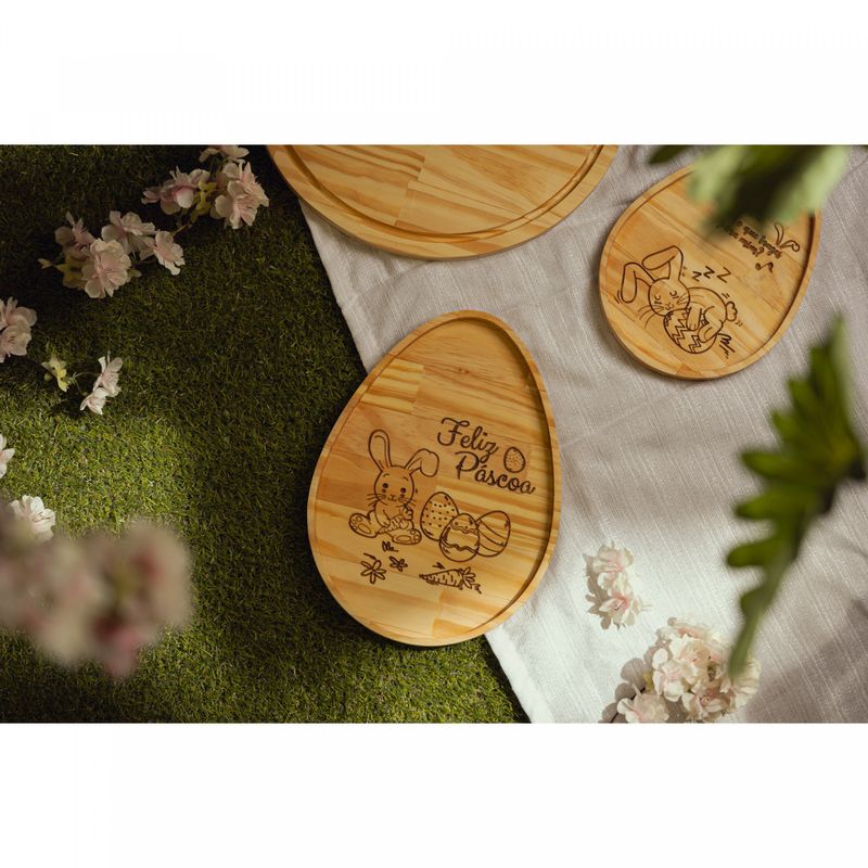 Petisqueira-de-Madeira-Pinus-New-Easter-45cm-x-25cm-x-1,5cm-Woodart