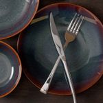 Conjunto-6-Pratos-para-Sobremesa-de-Porcelana-Reactive-Glaze-Cinza-22cm-Wolff