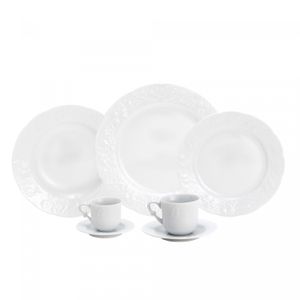 Aparelho de Jantar 42 Peças de Porcelana Limoges Vendange - Wolff