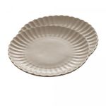Conjunto-2-Pratos-para-Sobremesa-de-Porcelana-Petala-Areia-Matt-20cm-Wolff