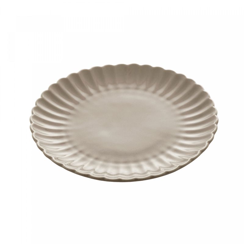 Conjunto-2-Pratos-para-Sobremesa-de-Porcelana-Petala-Areia-Matt-20cm-Wolff