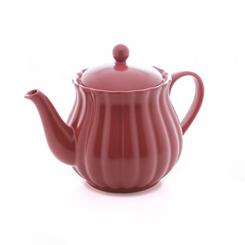 Bule-de-Cha-de-Porcelana-Petala-Vermelho-Matt-950ml-Wolff