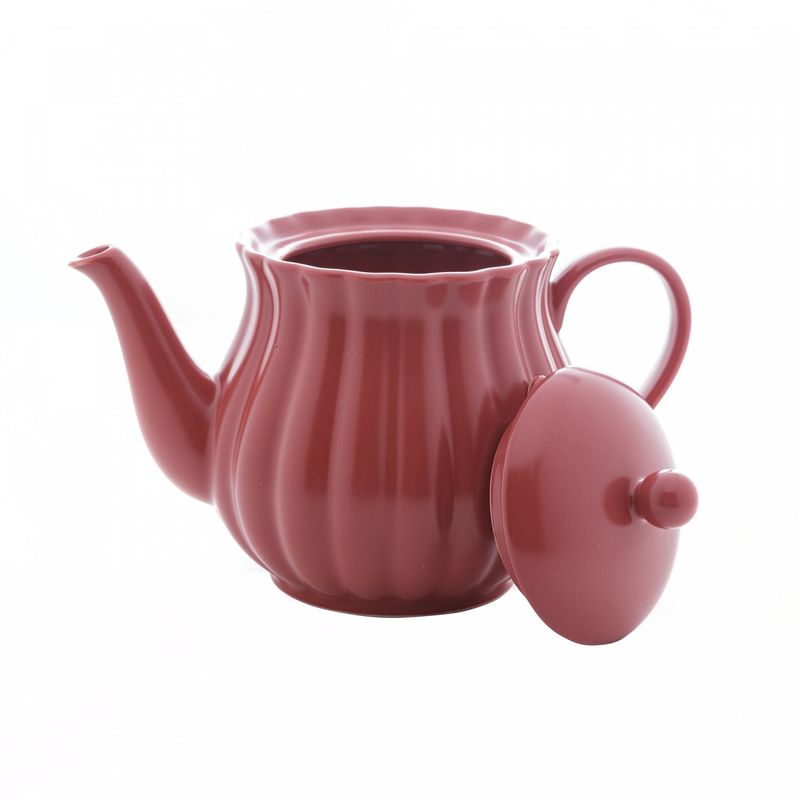 Bule-de-Cha-de-Porcelana-Petala-Vermelho-Matt-950ml-Wolff