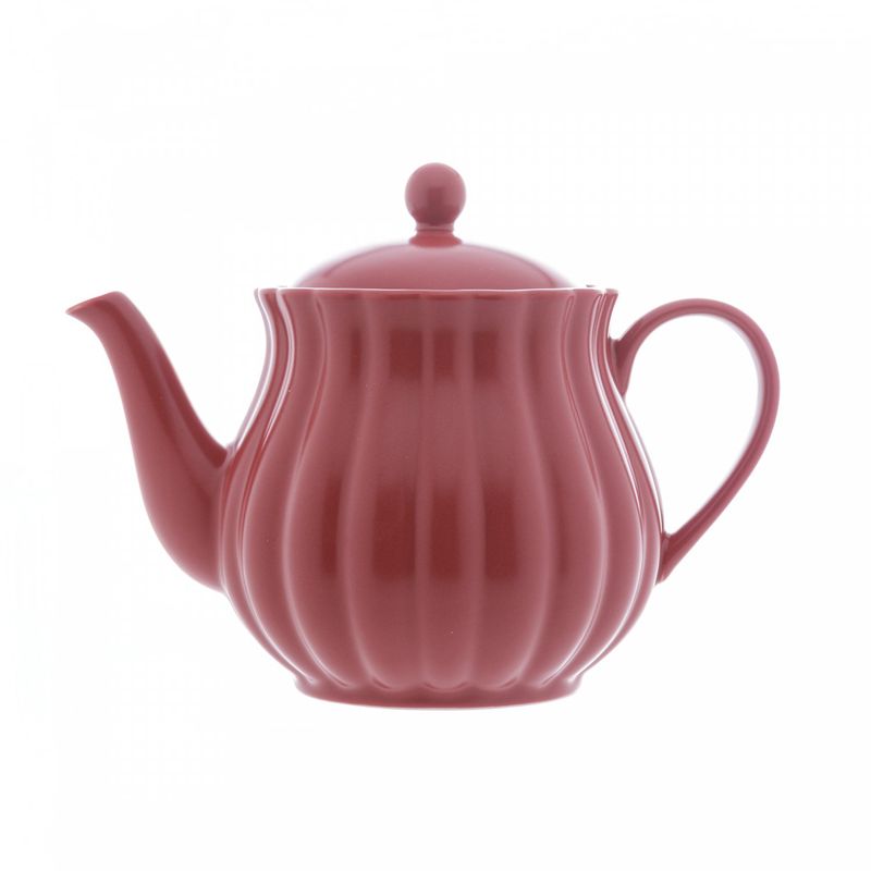 Bule-de-Cha-de-Porcelana-Petala-Vermelho-Matt-950ml-Wolff