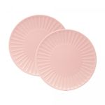 Conjunto-2-Pratos-de-Ceramica-para-Sobremesa-Colibri-Rosa-19cm-Wolff