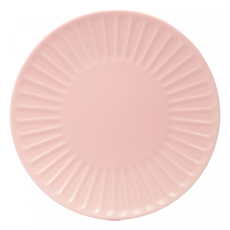 Conjunto-2-Pratos-de-Ceramica-para-Sobremesa-Colibri-Rosa-19cm-Wolff