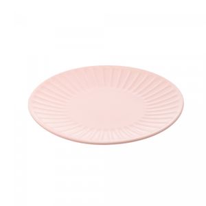 Conjunto 2 Pratos de Cerâmica para Sobremesa Colibri Rosa 19cm - Wolff