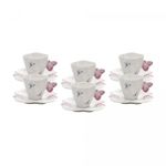 Conjunto-6-Xicaras-de-Cafe-de-Porcelana-com-Pires-Borboletas-Branco-100ml-Wolff