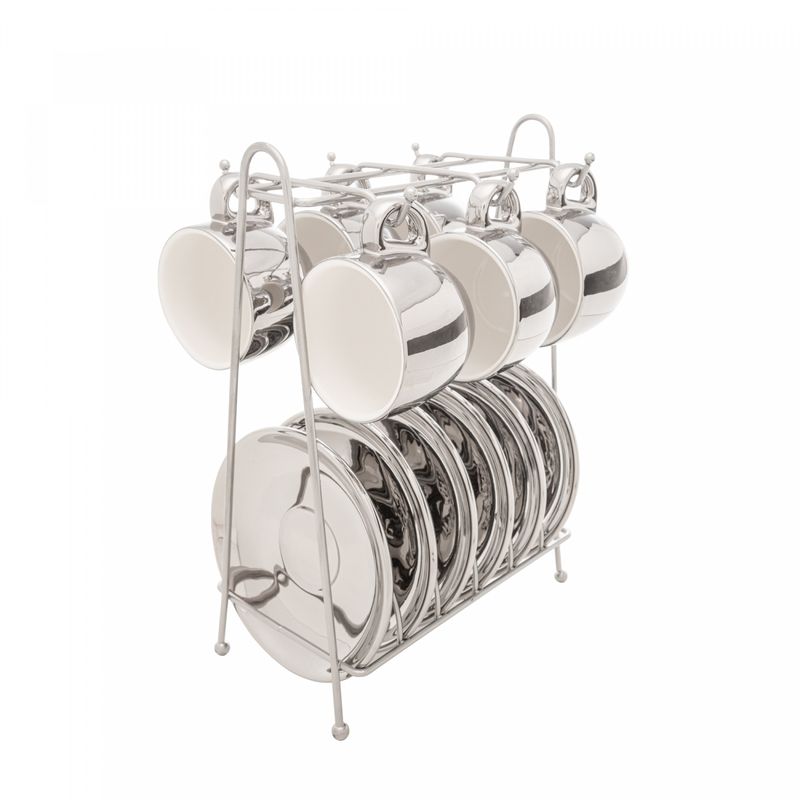 Conjunto-6-Xicaras-de-Cafe-com-Pires-de-Porcelana-e-Suporte-Versa-Prata-Branco-90ml-Wolff