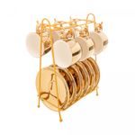 Conjunto-6-Xicaras-de-Cafe-de-Porcelana-com-Pires-e-Suporte-Versa-Dourado-Branco-90ml-Wolff