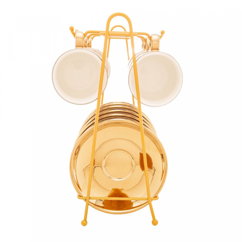 Conjunto-6-Xicaras-de-Cafe-de-Porcelana-com-Pires-e-Suporte-Versa-Dourado-Branco-90ml-Wolff