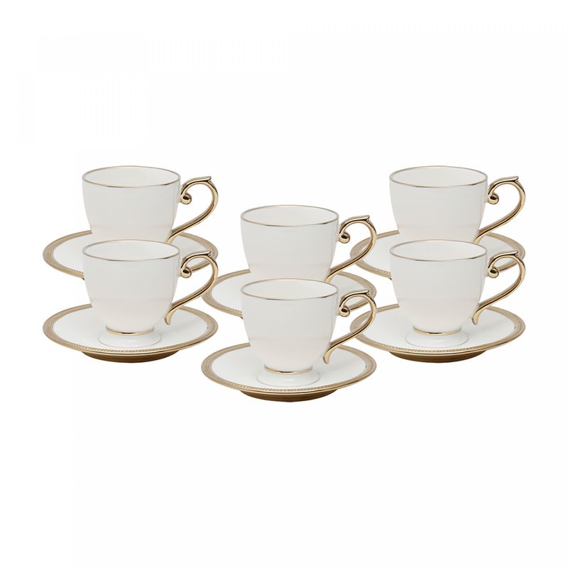Conjunto-6-Xicaras-de-Cafe-de-Porcelana-com-Pires-Branco-com-Fio-Prata-Maldivas-80ml-Wolff