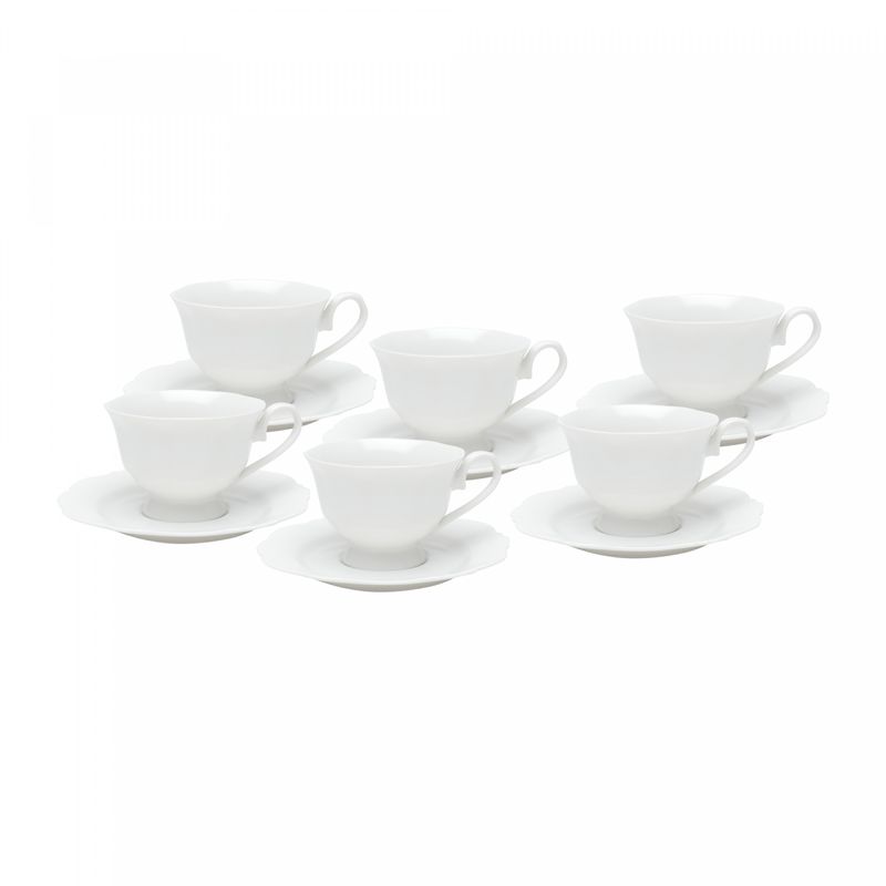 Conjunto-6-Xicaras-de-Cha-de-Porcelana-com-Pires-Maldivas-Branco-180ml-Wolff