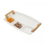Petisqueira-de-Porcelana-com-Alca-de-Madeira-Branca-22cm-x-37cm-x-5cm-Wolff