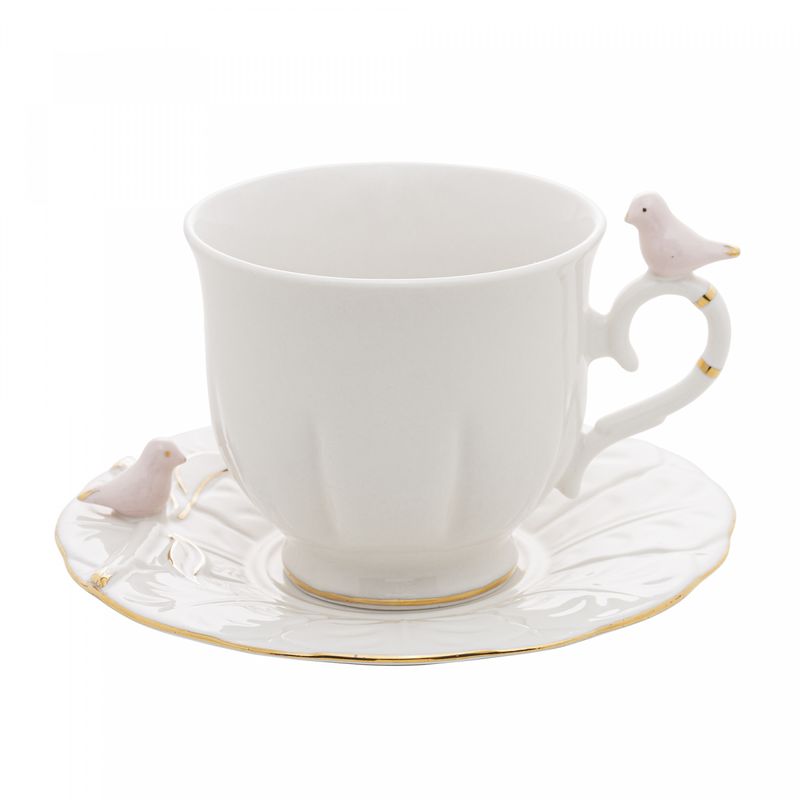 Conjunto-4-Xicaras-de-Cha-de-Porcelana-Birds-Branco-200ml-Wolff