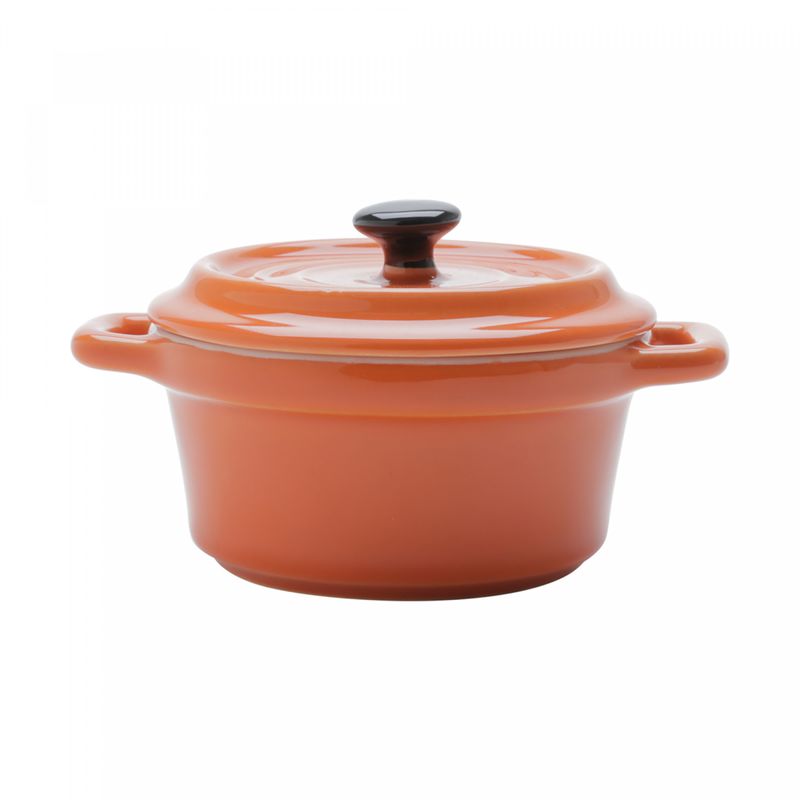 Mini-Cacarola-de-Porcelana-Black-Lid-Laranja-13cm-x-10cm-x-8cm-Wolff