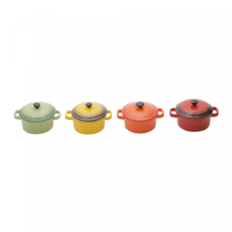 Conjunto-4-Mini-Panelas-de-Porcelana-com-Tampa-Coloridas-12cm-x-8cm-Wolff