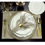 Aparelho-de-Jantar-42-Pecas-de-Porcelana-Maldivas-Branco-com-Fio-de-Ouro-Wolff