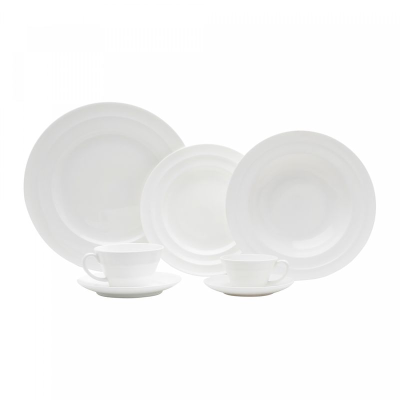 Aparelho-de-Jantar-42-Pecas-de-Porcelana-New-Bone-Bambu-Branco-Wolff