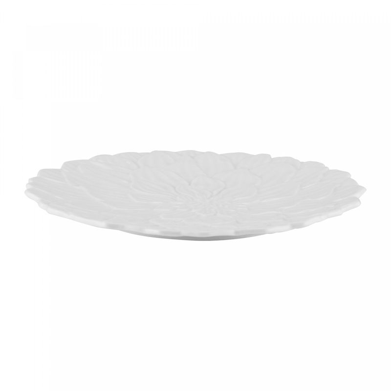 Prato-para-Sobremesa-de-Porcelana-Daisy-Branco-19cm-Wolff
