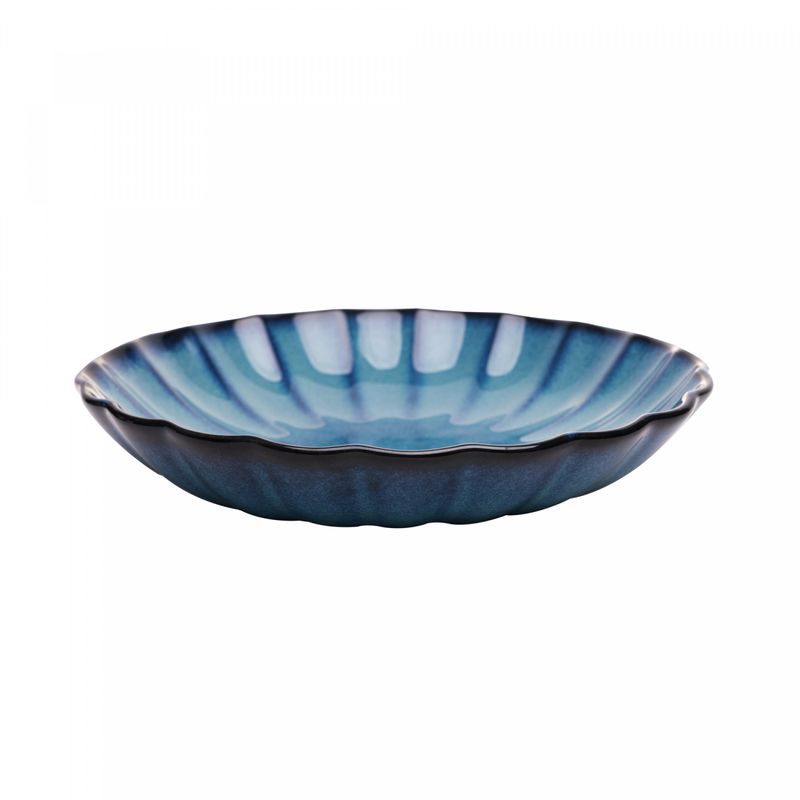 Prato-para-Risoto-de-Ceramica-Scallop-Azul-23cm-Wolff
