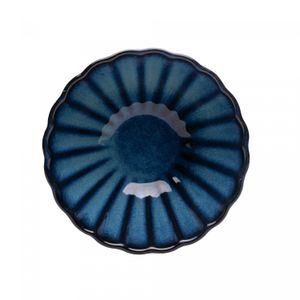 Bowl de Cerâmica Scallop Azul 15cm x 6cm - Wolff