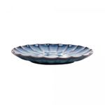 Prato-para-Sobremesa-de-Ceramica-Scallop-Azul-21cm-Wolff
