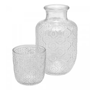 Moringa de Vidro com Copo Daisy 500ml/145ml - Wolff