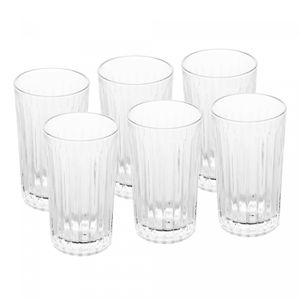 Conjunto 6 Copos Altos de Cristal Bangkok Premium 380ml - Wolff