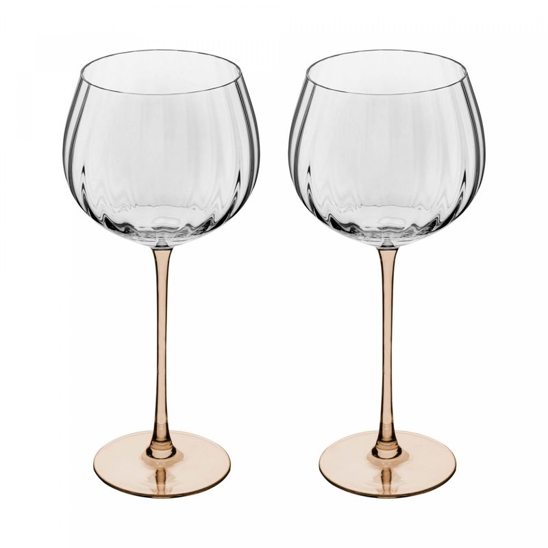 Conjunto-2-Tacas-para-Vinho-De-Vidro-Com-Haste-Ambar-Classic-620ml-Wolff