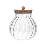 Porta-Mantimentos-de-Vidro-com-Tampa-de-Bambu-Classic-700ml-Wolff