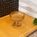Conjunto-2-Tacas-de-Vidro-para-Sobremesa-Lines-Ambar-Metalizado-320ml-Wolff