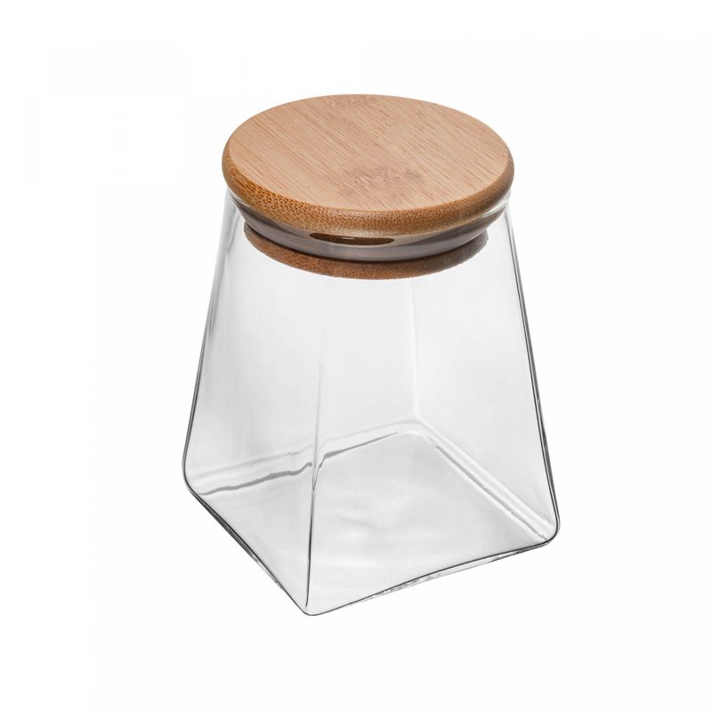Porta-Mantimento-de-Vidro-Borossilicato-com-Tampa-de-Bambu-350ml-Wolff