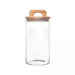 Porta-Mantimento-de-Vidro-Borossilicato-com-Tampa-de-Acacia-1250L-Wolff