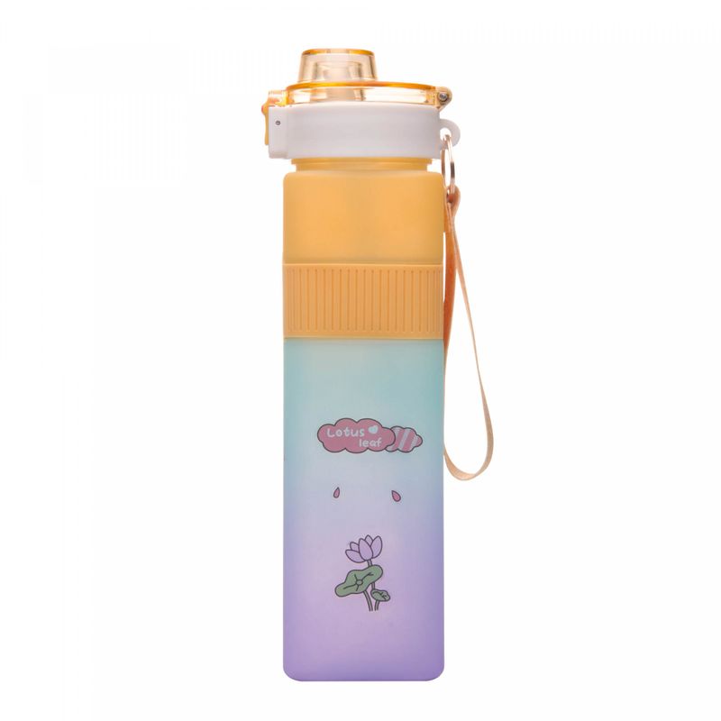 Garrafa-Squeeze-em-Policarbonato-Degrade-com-cinta-Emborrachada-Amarela-900ml-Wolff