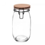 Porta-Mantimento-de-Vidro-com-Tampa-Hermetica-de-Bambu-16L-Wolff