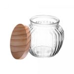 Porta-Mantimento-de-Vidro-com-Tampa-de-Pinus-600ml-Wolff