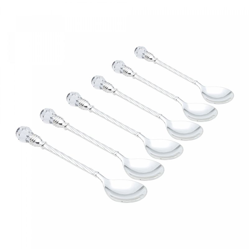 Conjunto-6-Colheres-de-Cafe-de-Zamac-Niquelado-Crystal-11cm-Wolff